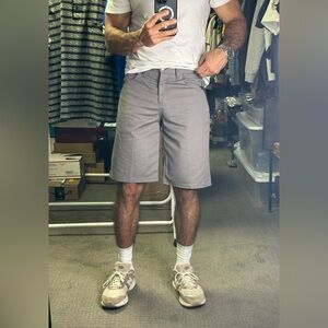 Dickies Bermuda Shorts Mens 30 Gray Workwear Casual